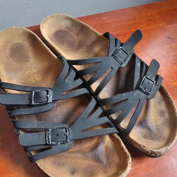 Birkenstock Granada Adjustable 2-strap Sandal Shoes sz 40 US Wm sz 9 / sz 7 Men - Picture 12 of 15